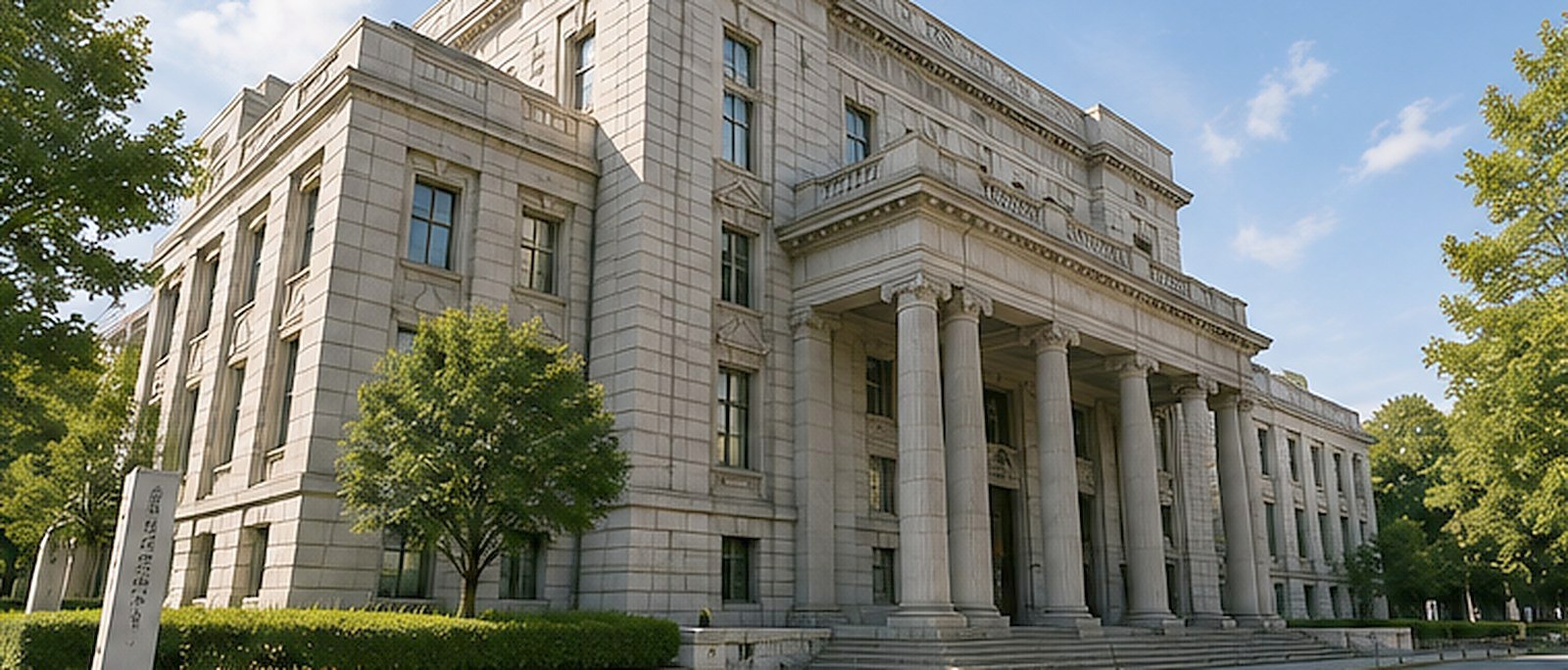 裁判所の庁舎の外観